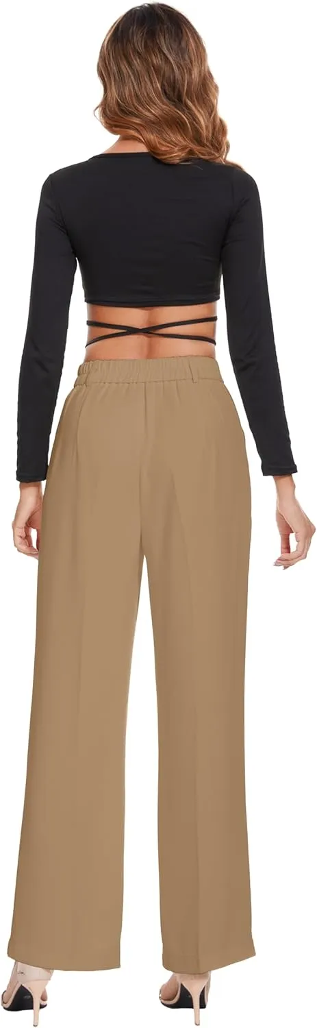 2025 Work Pants for Women Business Casual Office Dress Pants Trousers with Pockets
