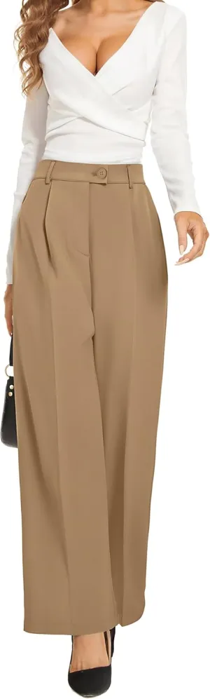 2025 Work Pants for Women Business Casual Office Dress Pants Trousers with Pockets