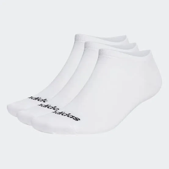ADIDAS THIN LINEAR LOW-CUT SOCKS 3 PAIRS - HT3447