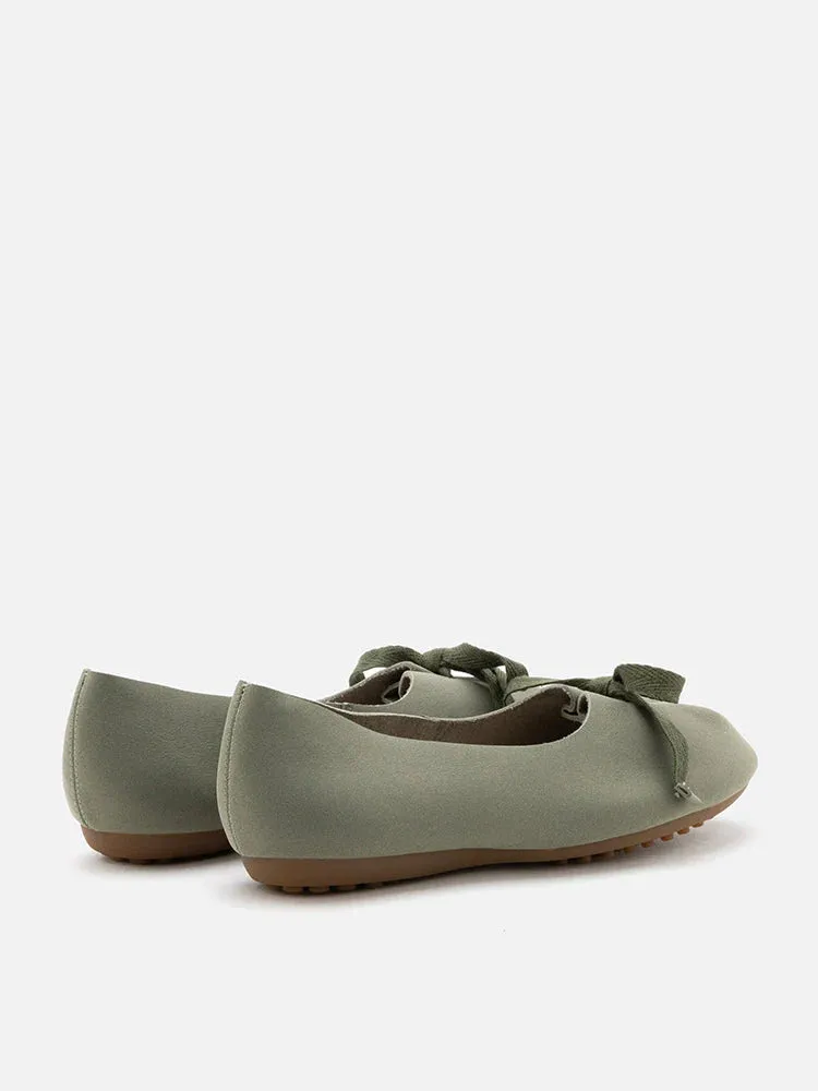 Adriana Tied Bow Flats
