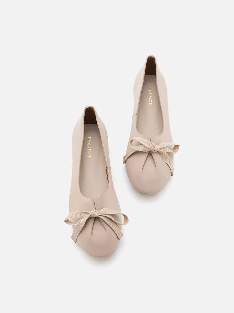 Adriana Tied Bow Flats