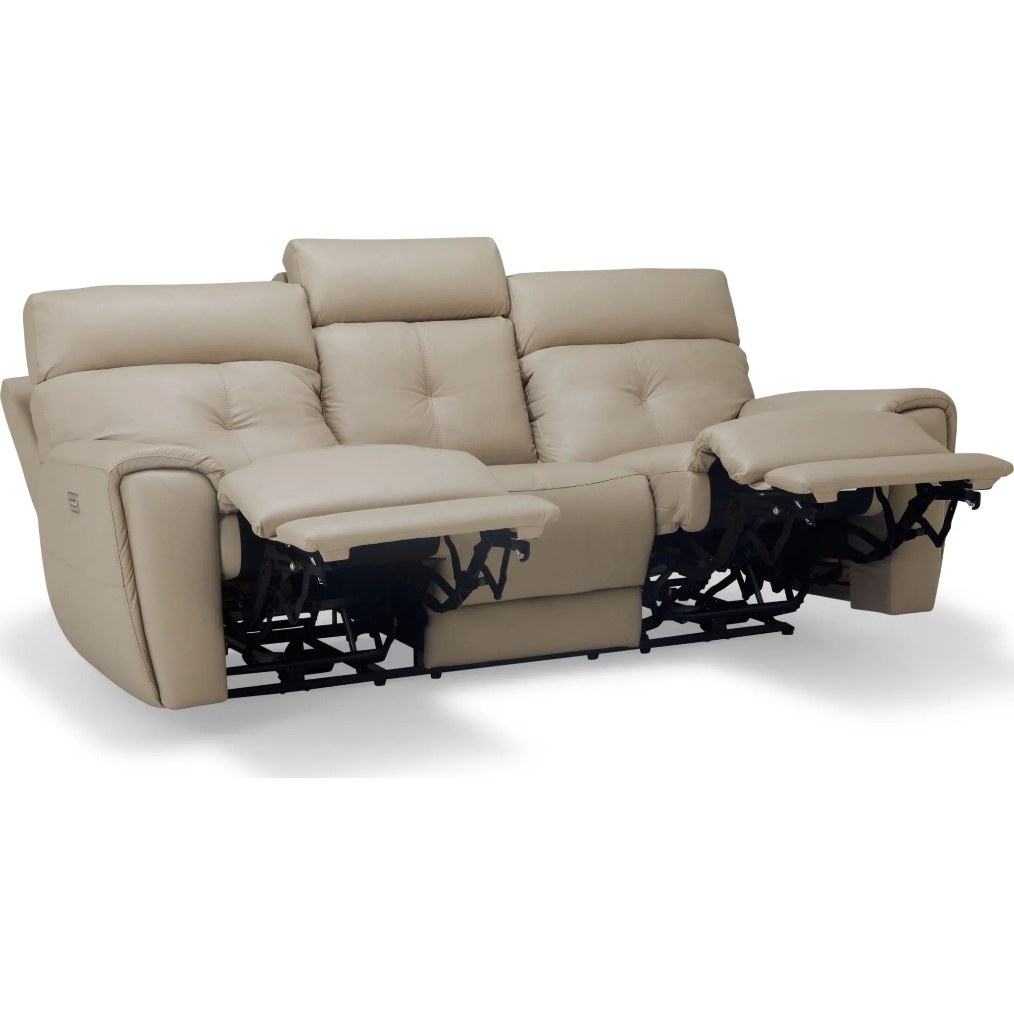 Aedon Power Reclining Sofa with Headrest and Lumbar - Bali Harvest