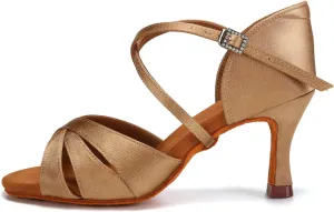 AOQUNFS Women's Latin Dance Shoes Professional Ballroom Salsa Practice Performance Dancing Shoes,Model EM3047