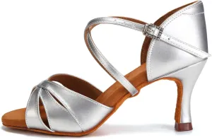 AOQUNFS Women's Latin Dance Shoes Professional Ballroom Salsa Practice Performance Dancing Shoes,Model EM3047