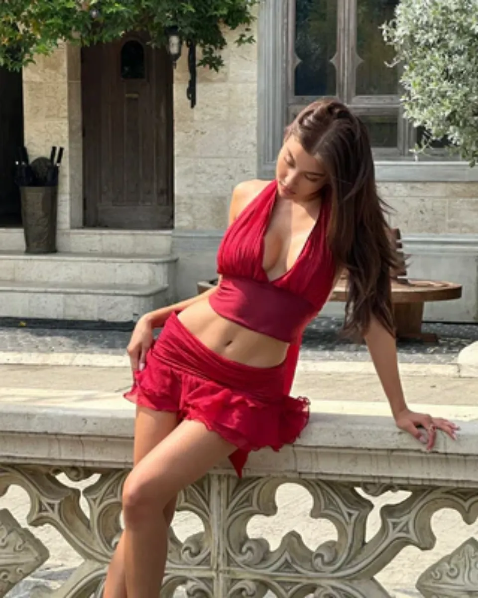 Aubépine – Organza elegance – Two-piece mini set