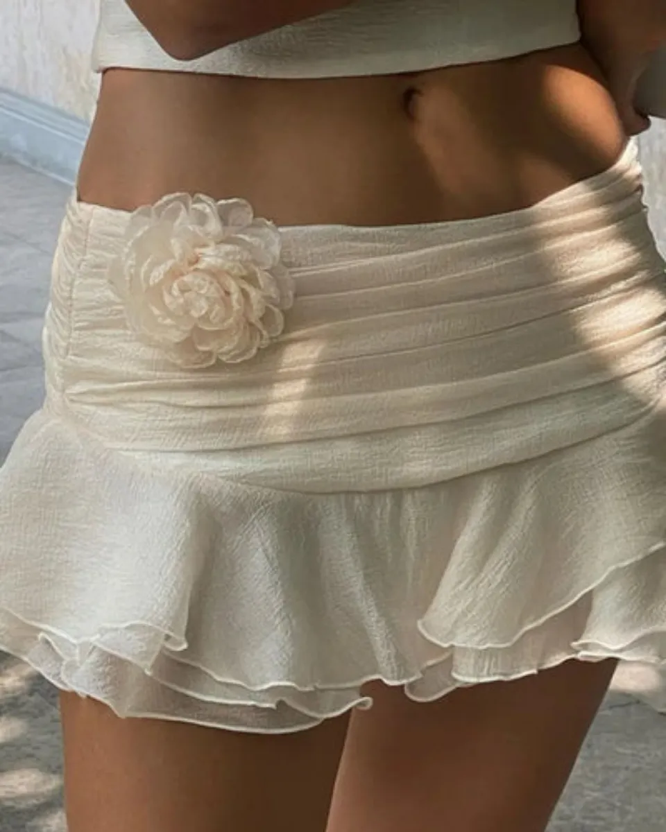 Aubépine – Organza elegance – Two-piece mini set