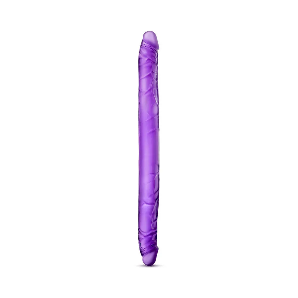 B Yours 16 in. Double Dildo Purple