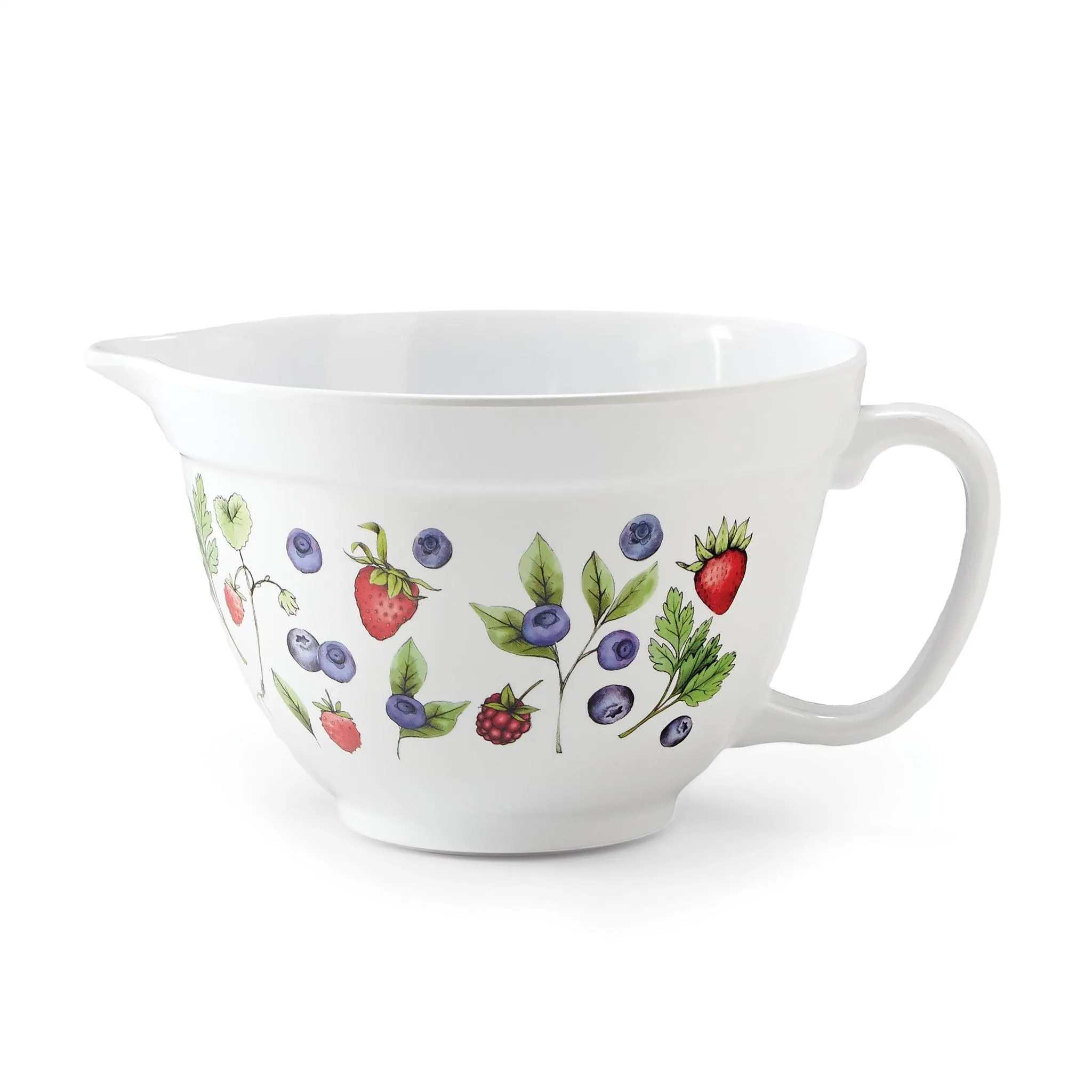 Berries Melamine Batter Bowl