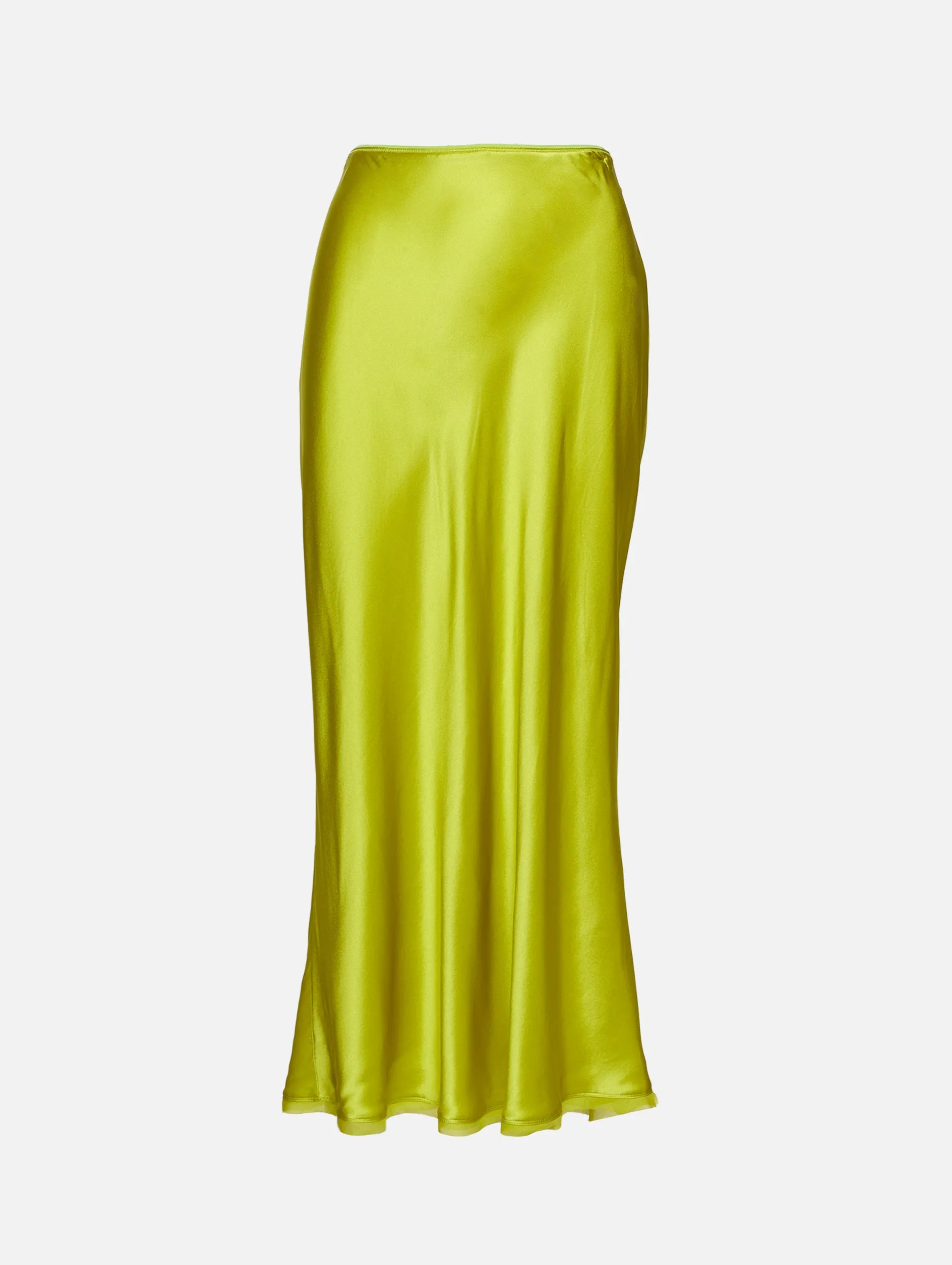 Bias Cut Silk Skirt