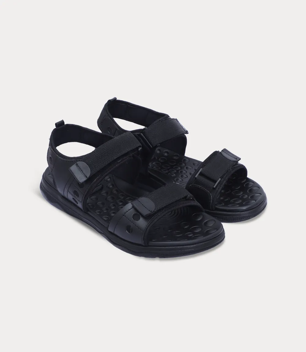 BM6881-BLACK-Men Sandal