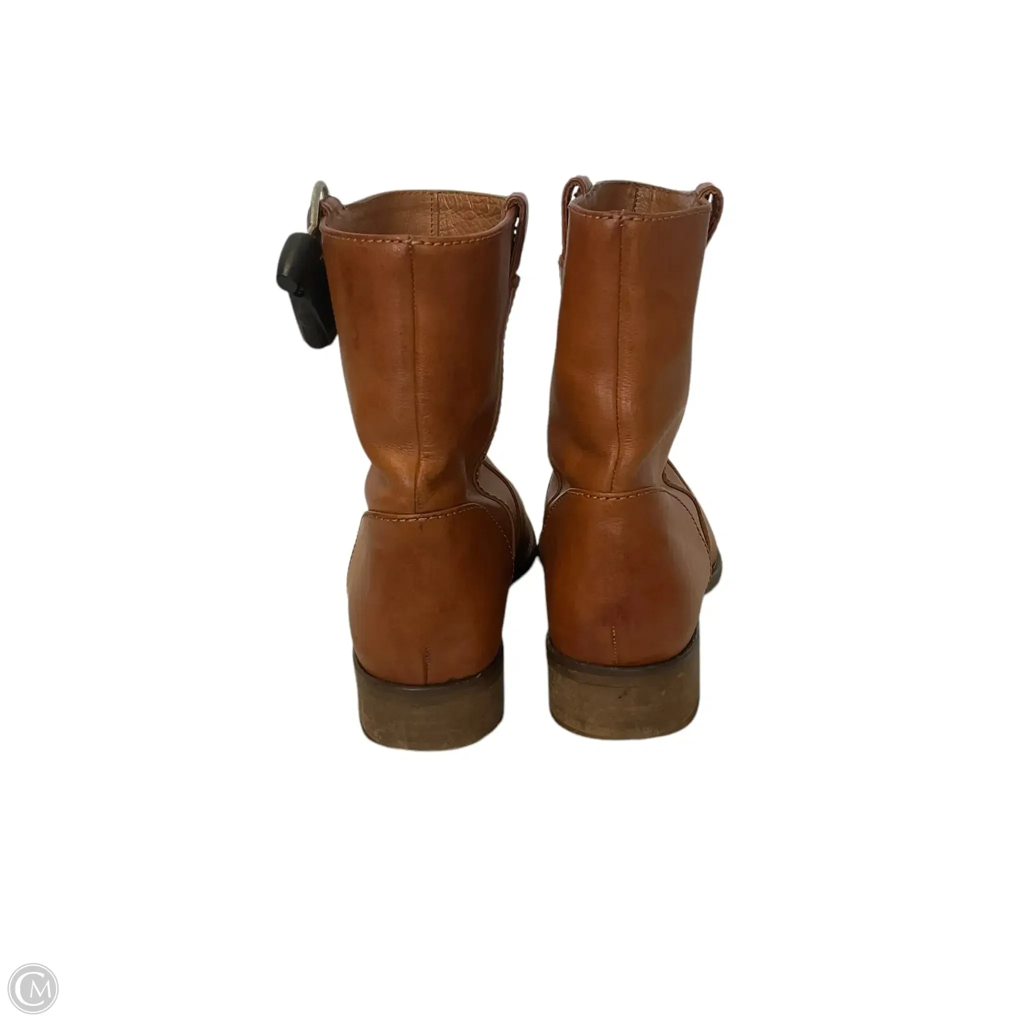 Boots Ankle Flats By J. Crew In Tan, Size: 8
