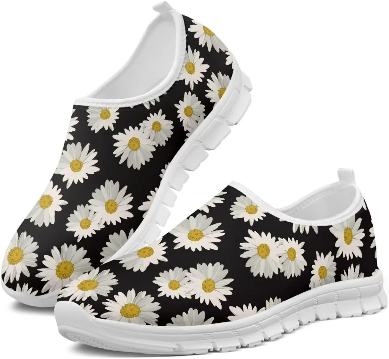 Canvas Sports Shoes for Women Low Top Casual Sneakers for Women Fashion Comfortable Walking ShoesWhite Sole