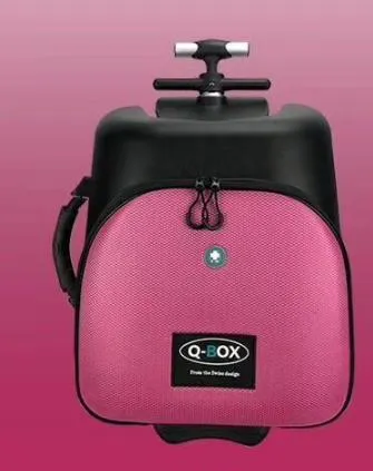 Carrylove High Quality And Convenient Kids Scooter Suitcase Lazy Carry On Rolling Luggage Ride On