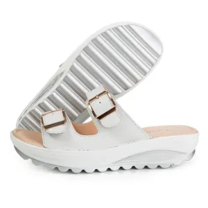 Casual Anti-Slip Belt Buckle Women's Slippers