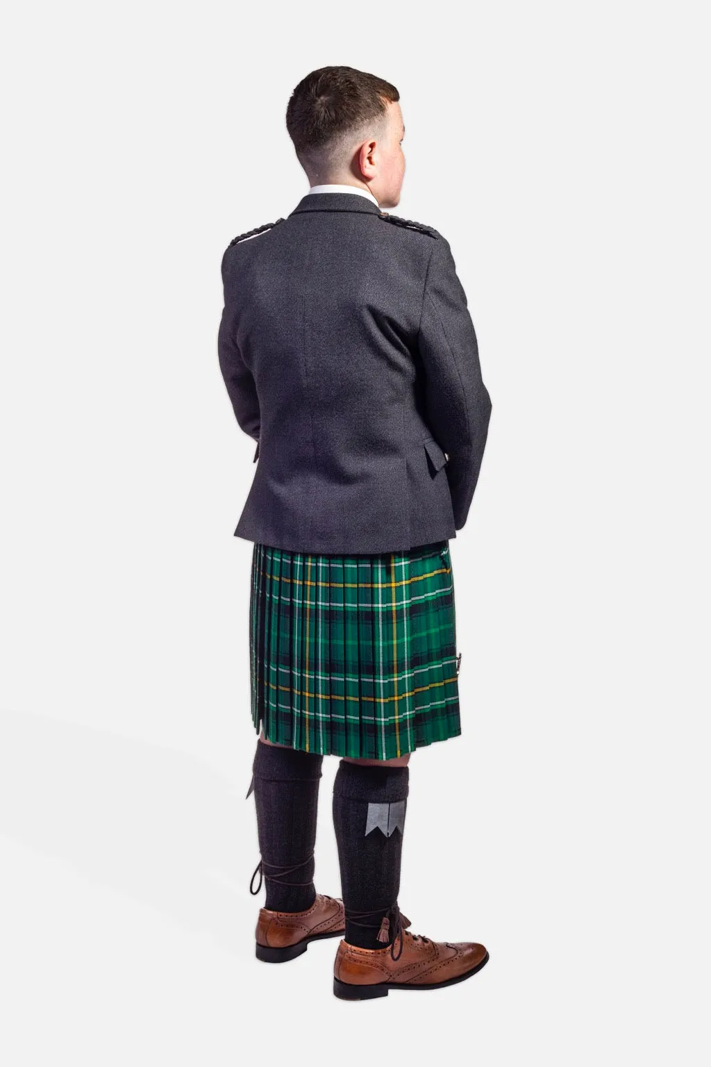 Children's John Muir Way / Charcoal Holyrood Kilt Hire Outfit