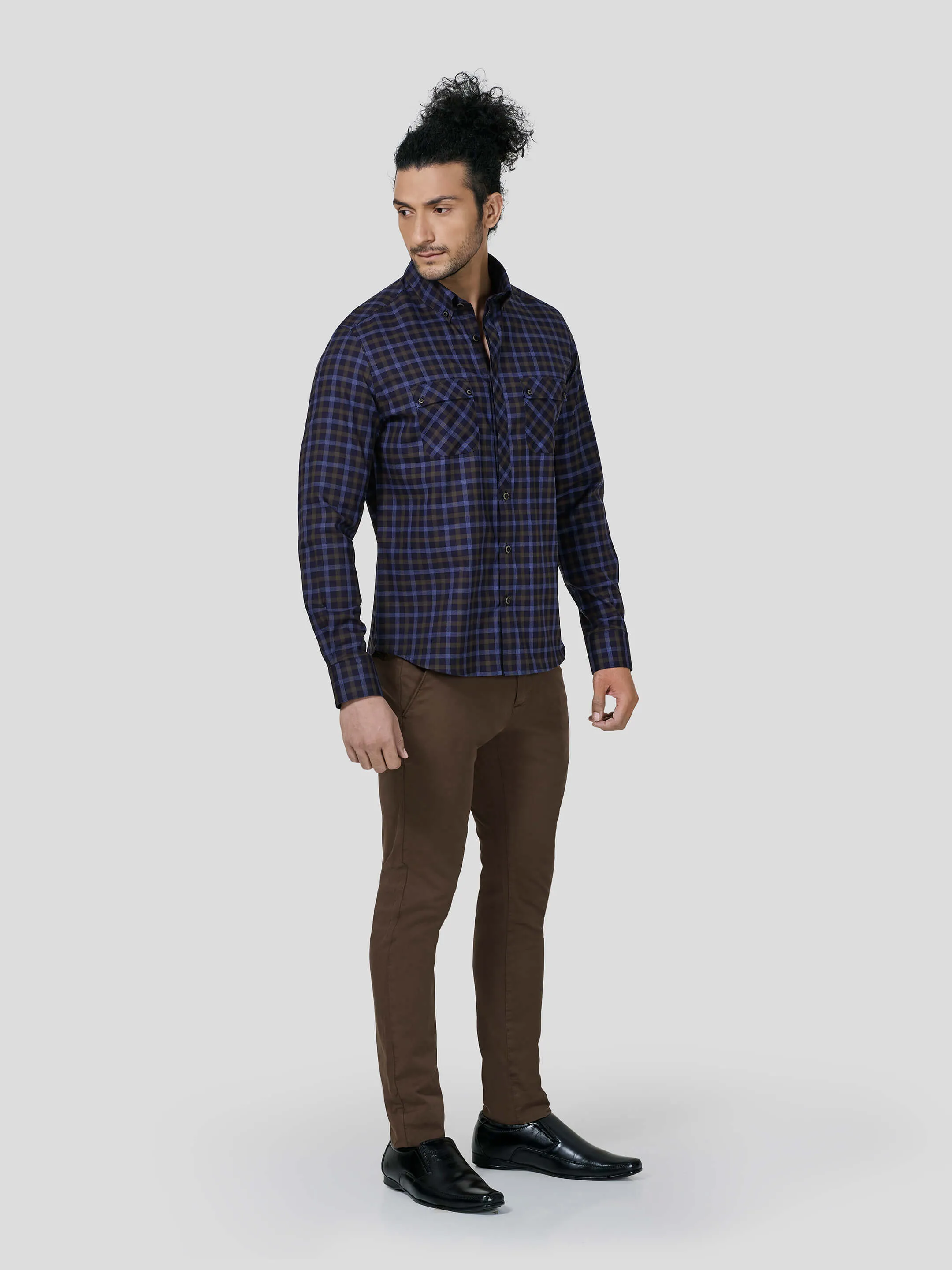 Coherence Full Sleeve Untuck Fit Shirt