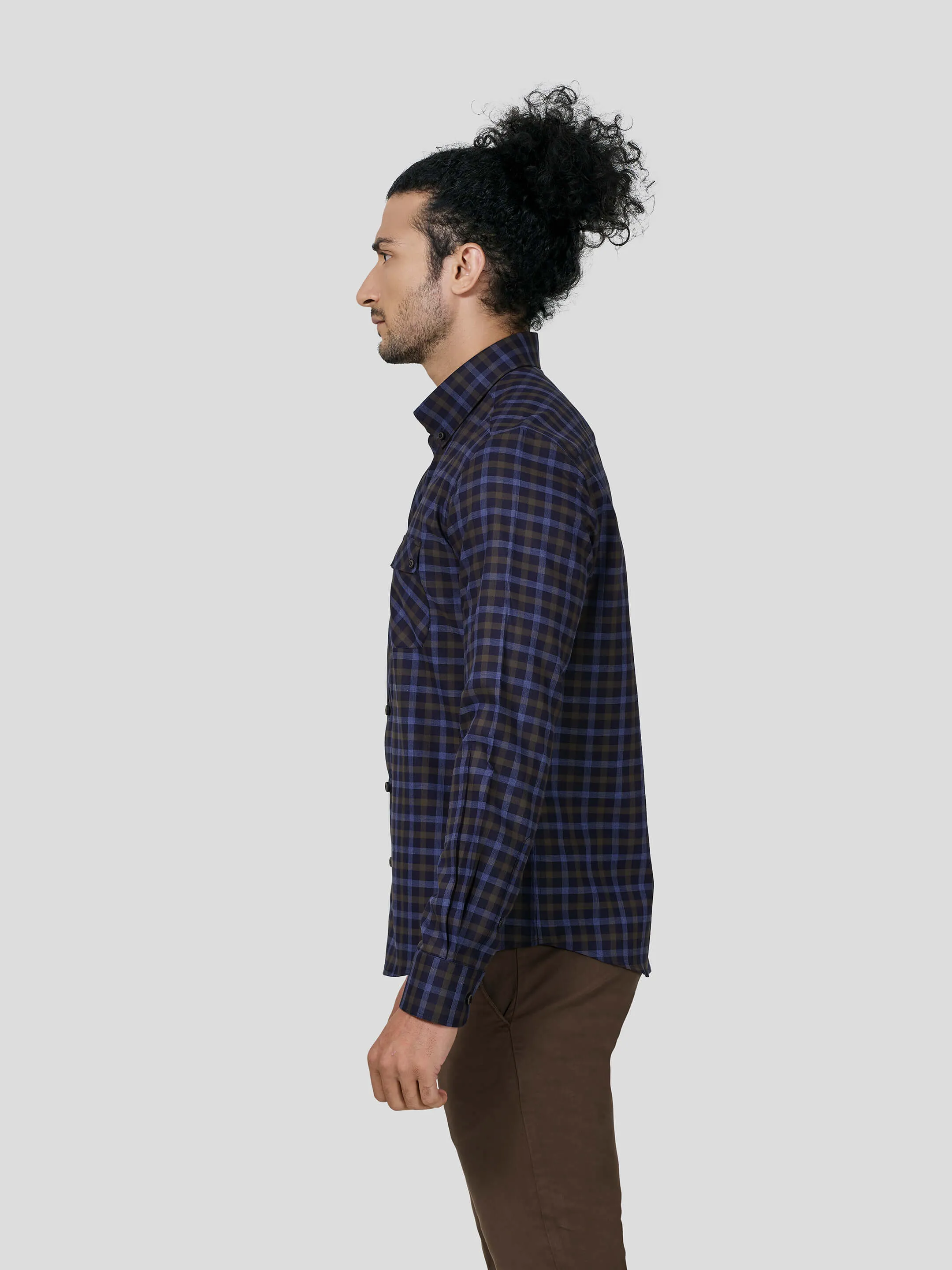 Coherence Full Sleeve Untuck Fit Shirt