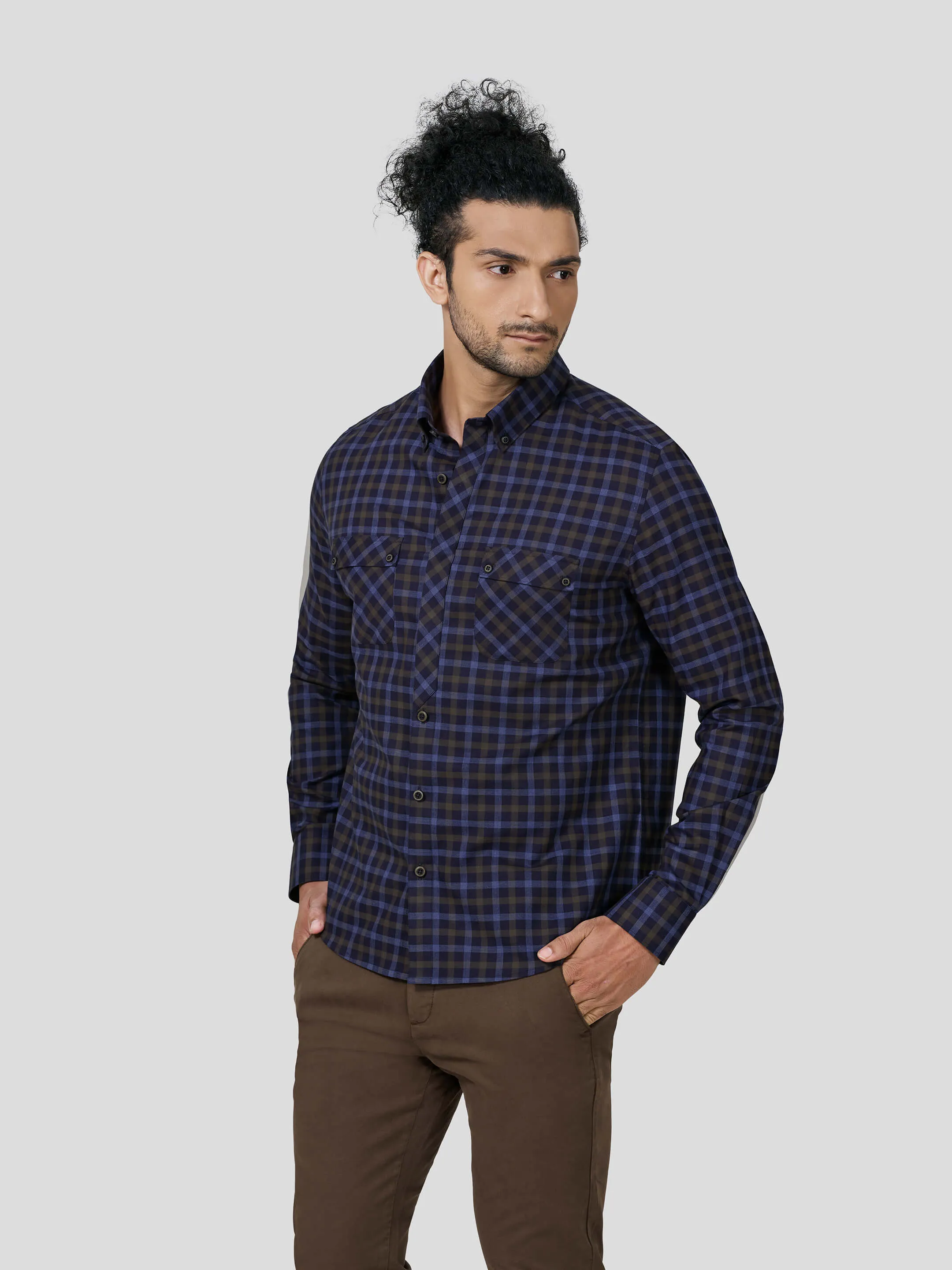 Coherence Full Sleeve Untuck Fit Shirt