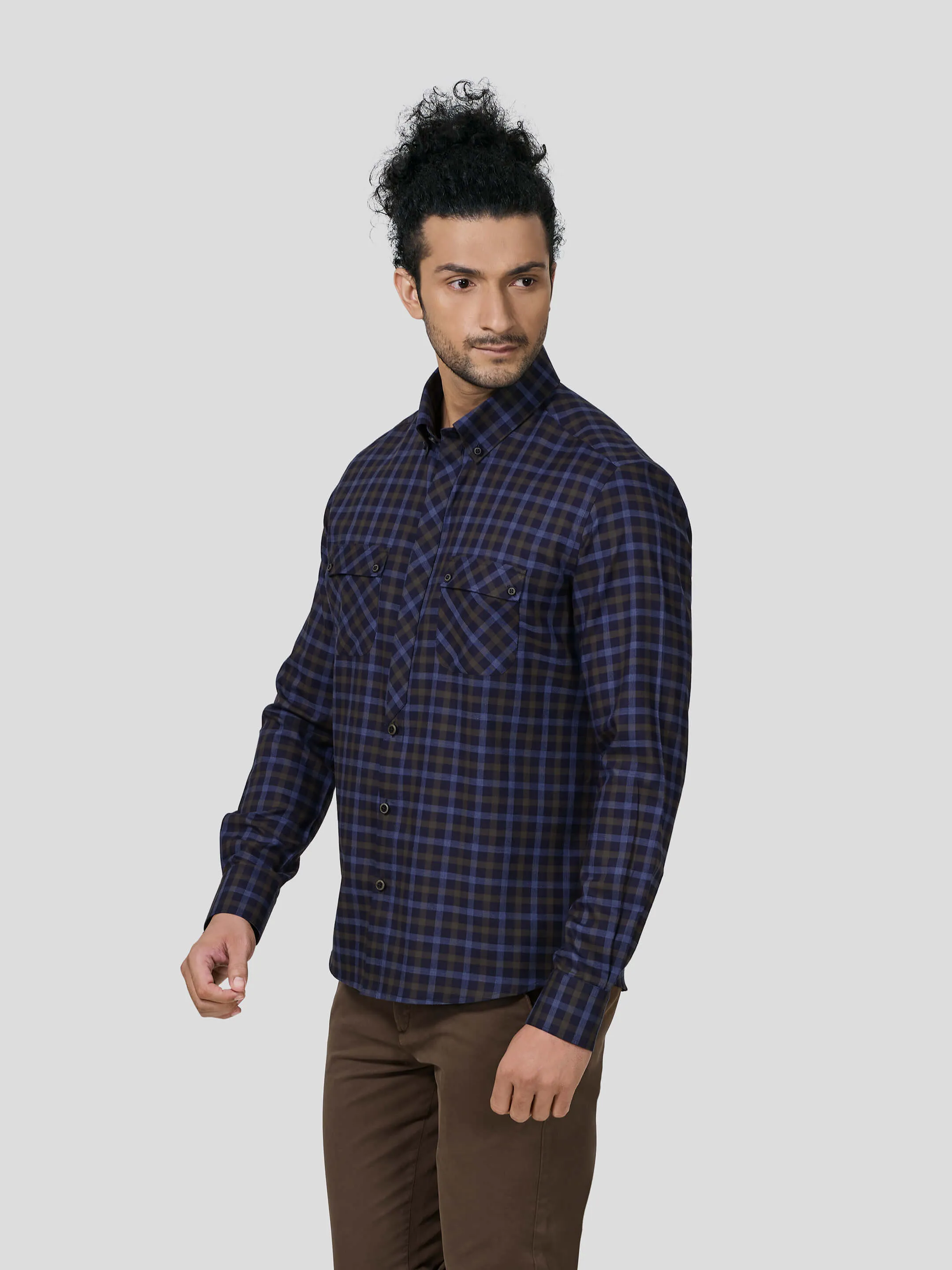 Coherence Full Sleeve Untuck Fit Shirt