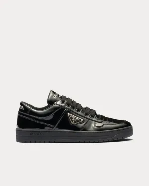 Downtown Patent Leather Black Low Top Sneakers