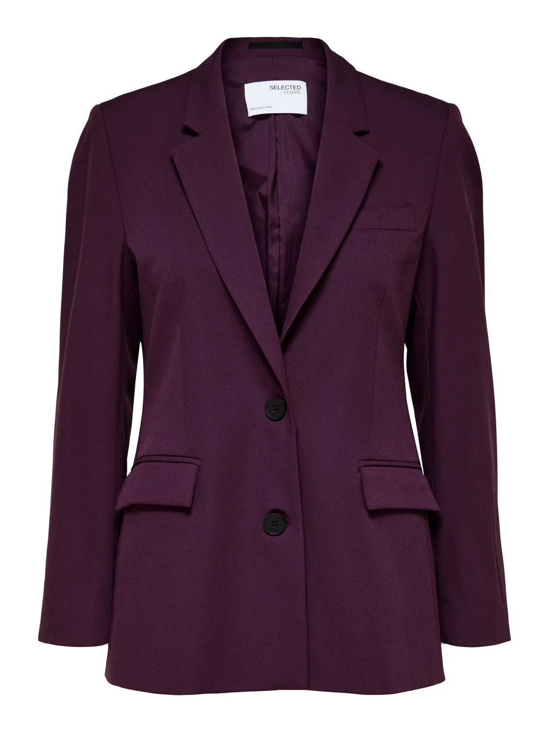 Eliana Ls Blazer - Potent Purple