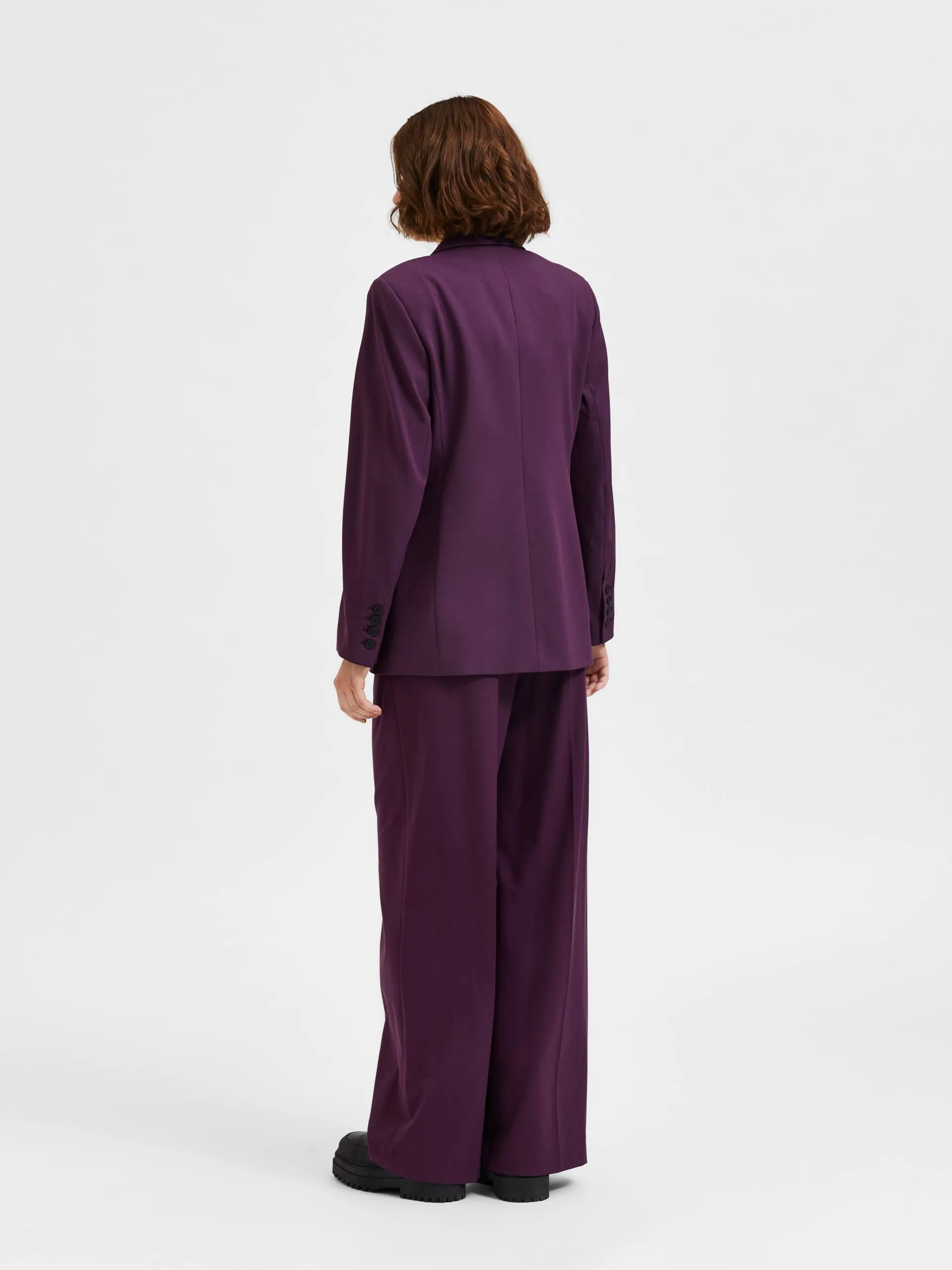 Eliana Ls Blazer - Potent Purple