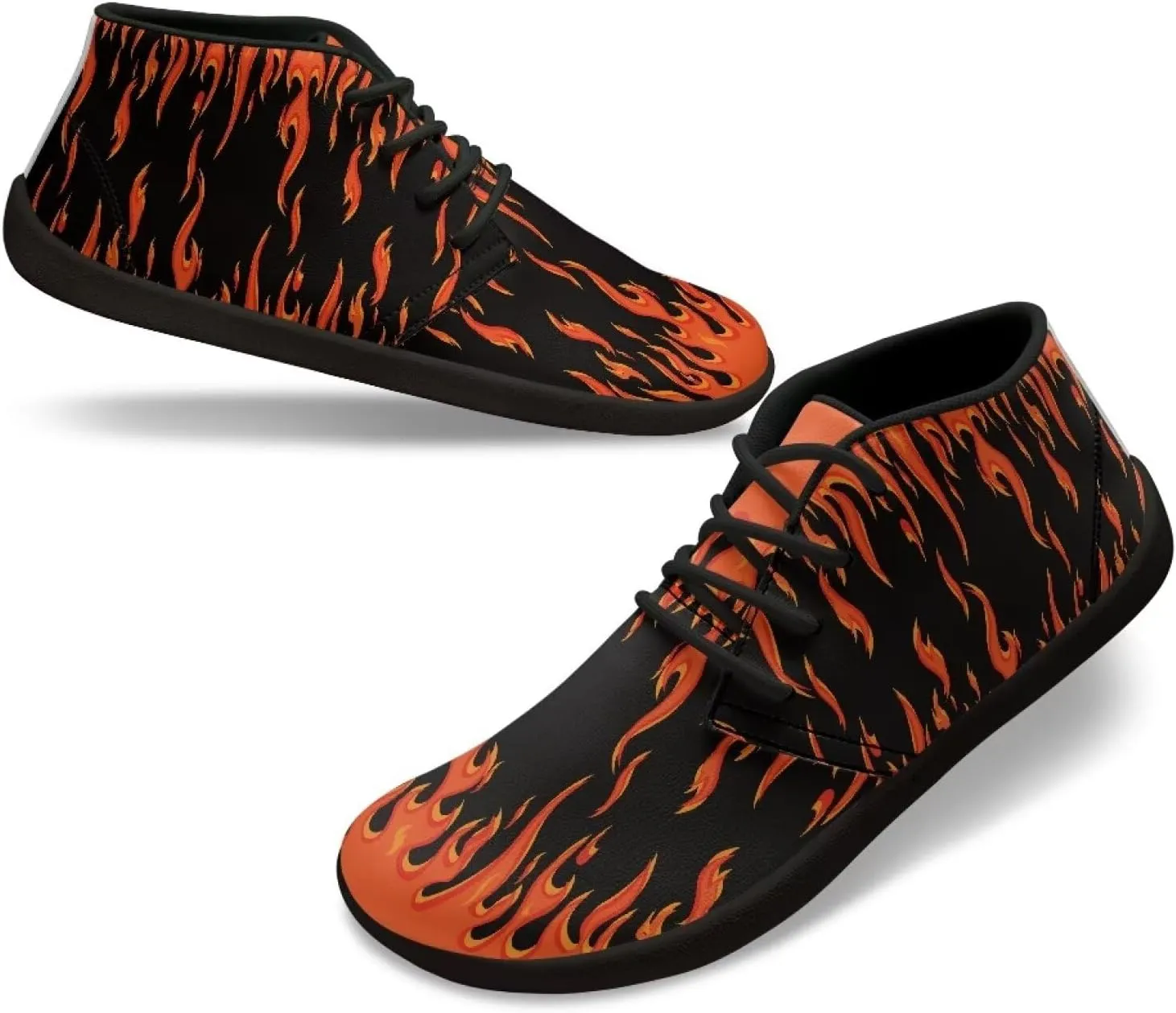 Fashion Men's Barefoot Shoes Wide Toe Box Shoes Memory Foam Comfortable Walking Shoes Unisex Adults