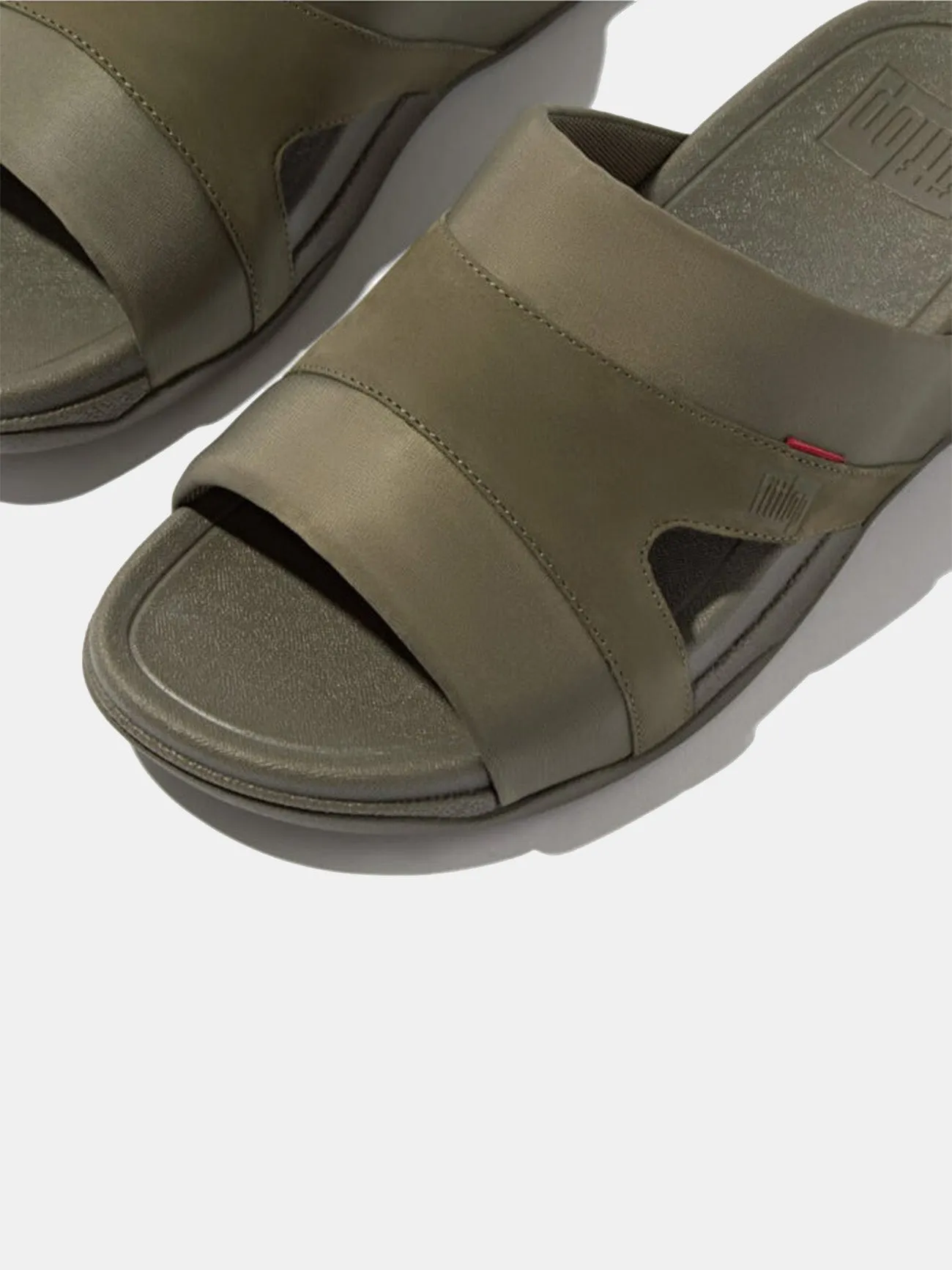 Fitflop Freeway III Men's Leather-Mix Slides