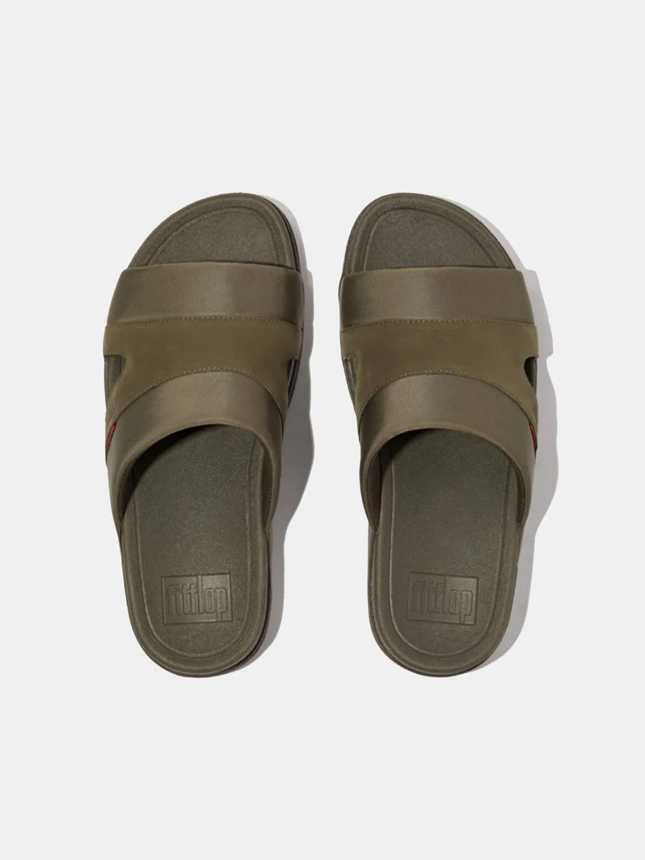 Fitflop Freeway III Men's Leather-Mix Slides