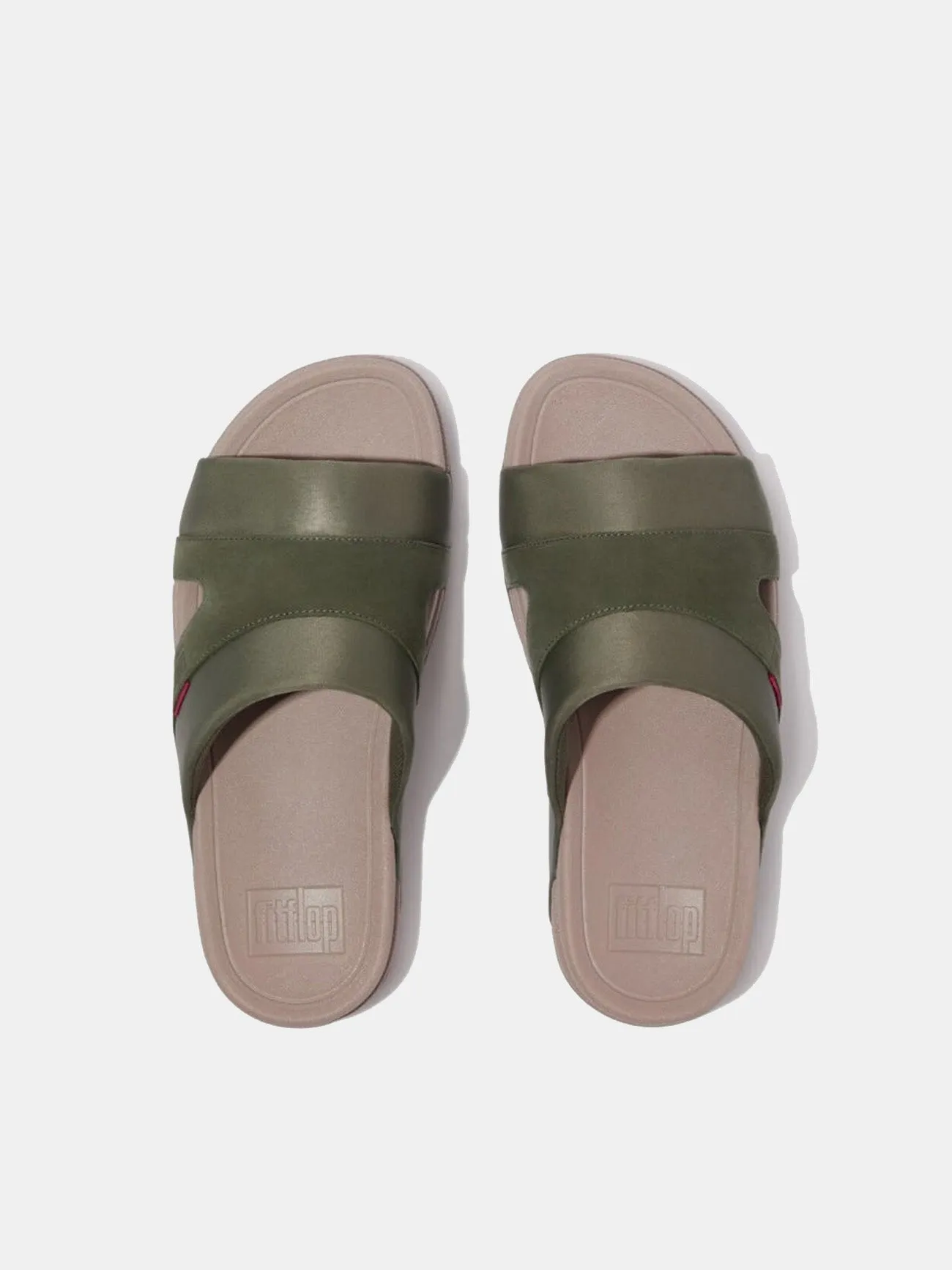 Fitflop Freeway III Men's Leather-Mix Slides