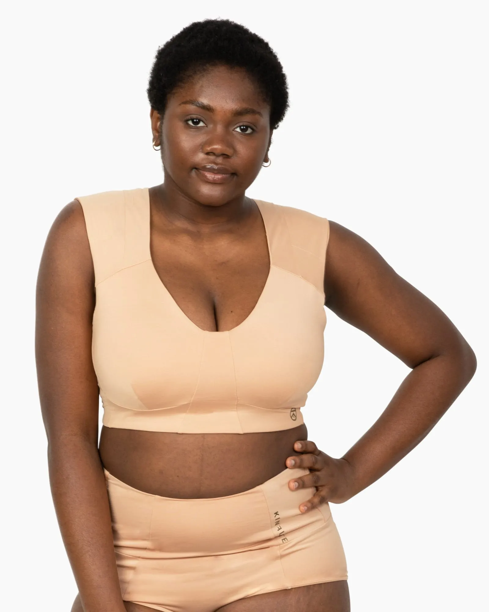 Freedom Bra Midi - Eco Jersey | Milk Tea