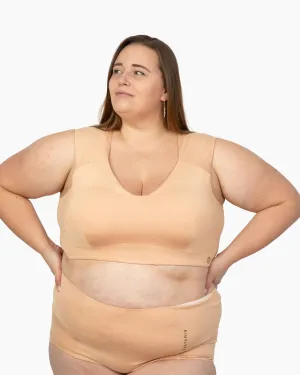 Freedom Bra Midi - Eco Jersey | Milk Tea