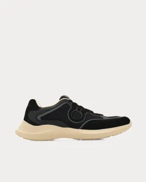 Gancini Ornament Black Low Top Sneakers