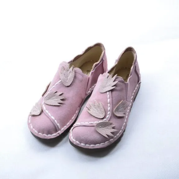Genuine leather shoes,literary and artistic women shoes