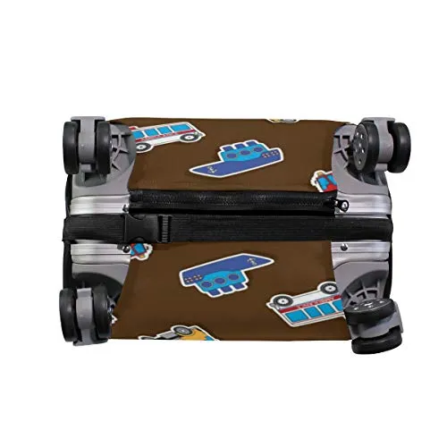 GIOVANIOR Cartoon Traffic Luggage Cover Suitcase Protector Carry On Covers