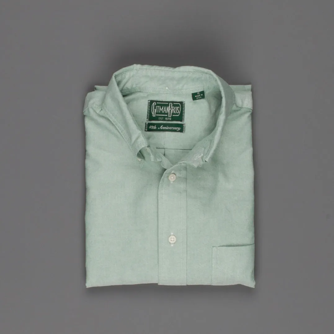 Gitman Vintage Button down shirt oxford light green