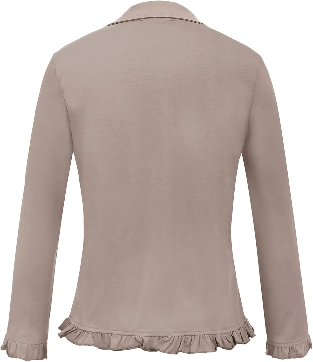 GRACE KARIN Women Business Casual Cropped Blazer Jacket Open Front Cotton Cardigan