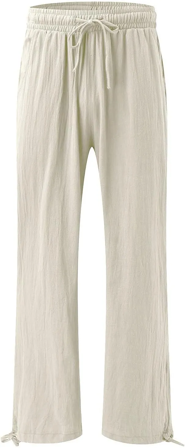 High Waisted Palazzo Pants for Women, Wide Leg Trousers Women, Casual Boho Pants with Pockets for Work or Lounge