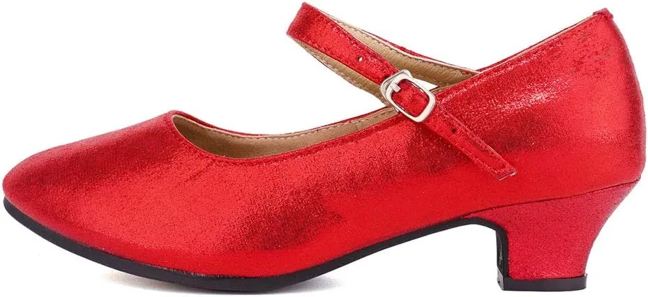 HROYL Women's Latin Ballroom Dance Shoes Salsa Bachata Practice Professional Dancing Shoes,Model DYSDXMD
