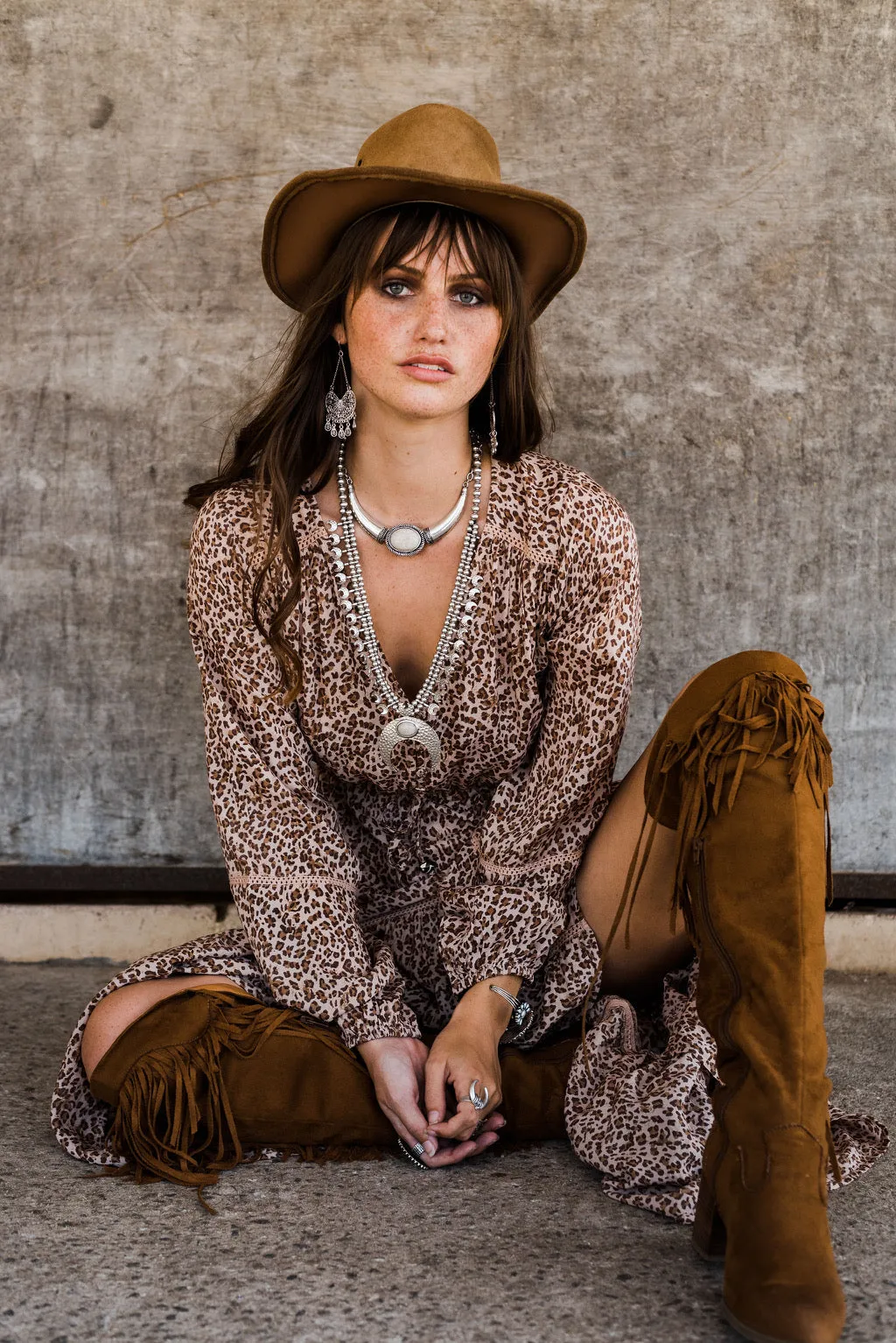 INTO THE WILD BOHO GYPSY MAXI DRESS
