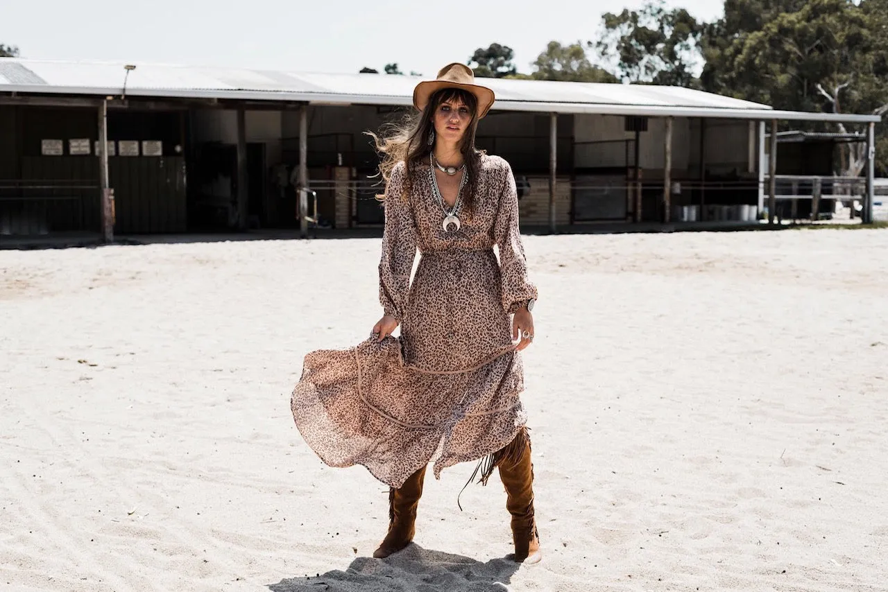 INTO THE WILD BOHO GYPSY MAXI DRESS