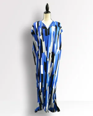 Kerstin Blue/Gray Maxi