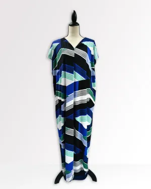 Kerstin Blue/Green Maxi