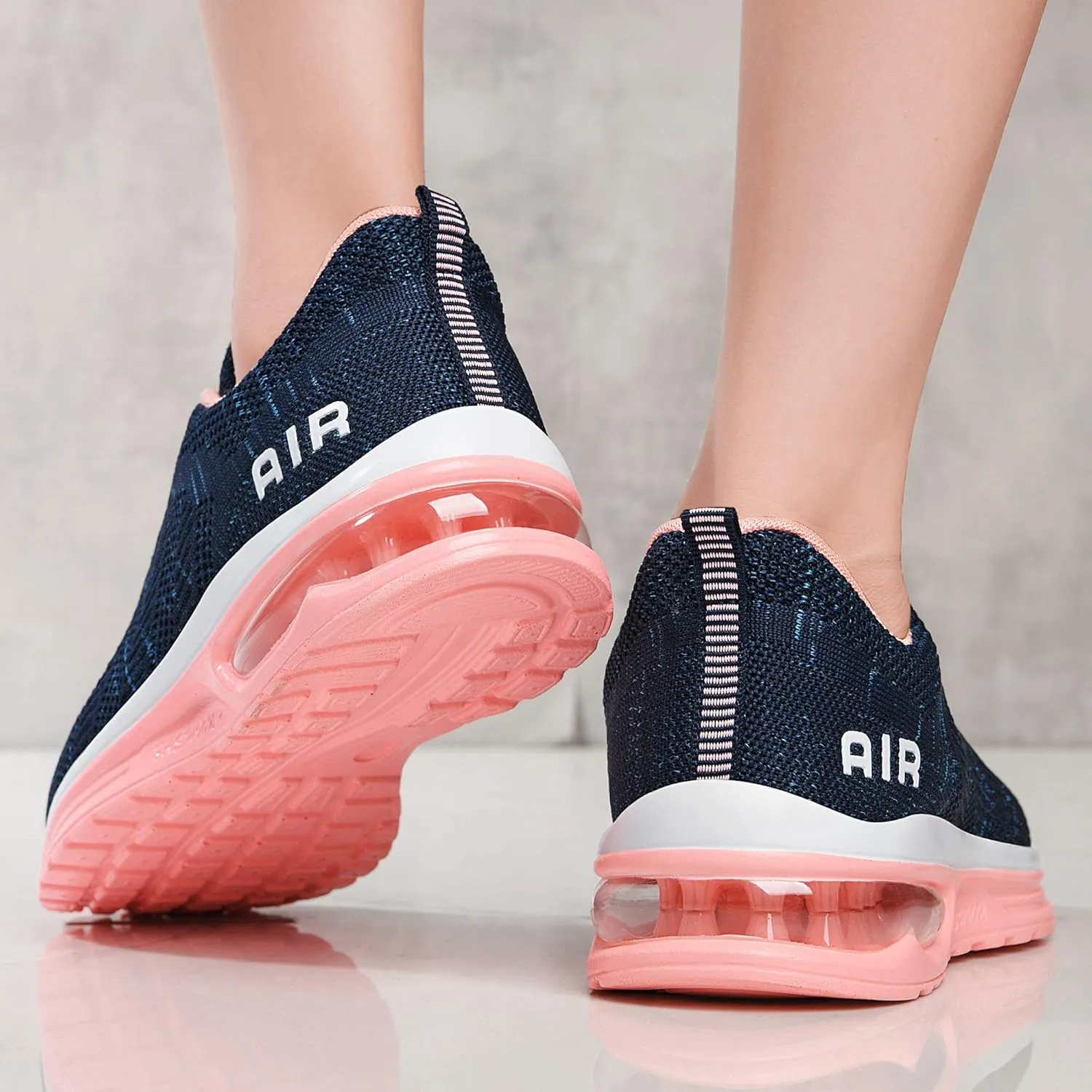 Lamincoa Womens Walking Shoes Lightweight Running Shoes Womens Tennis Shoes Non Slip Air Shoes Breathable Mesh Air Cushion Sneakers for Gym Workout Sports