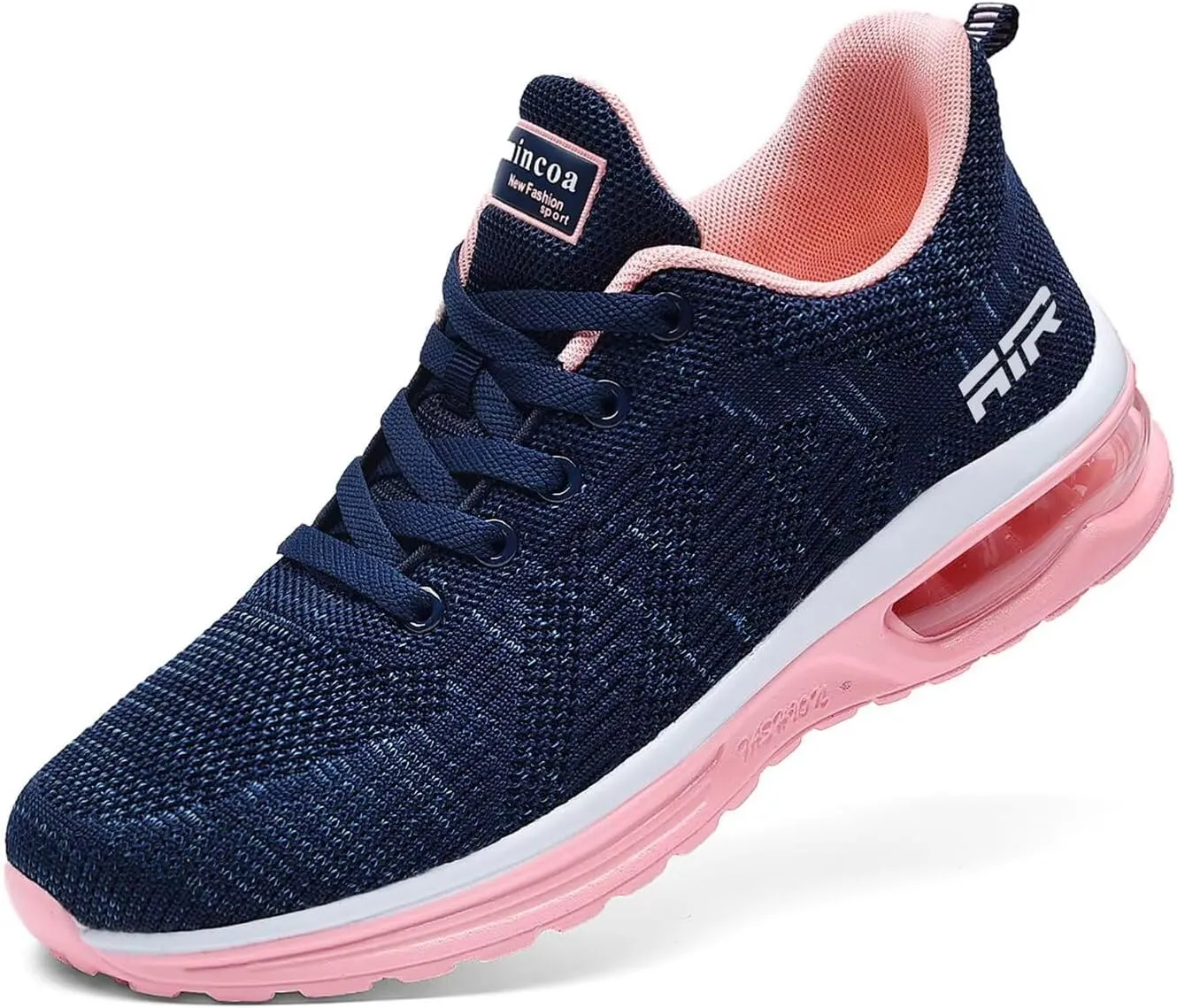 Lamincoa Womens Walking Shoes Lightweight Running Shoes Womens Tennis Shoes Non Slip Air Shoes Breathable Mesh Air Cushion Sneakers for Gym Workout Sports