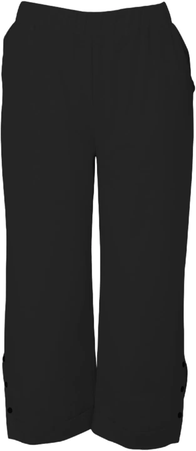 Linen Pants Women Solid Straight Elastic Pants Drawstring Lightweight Spring 2025 Summer Casual Slit Trouser Legs Pants