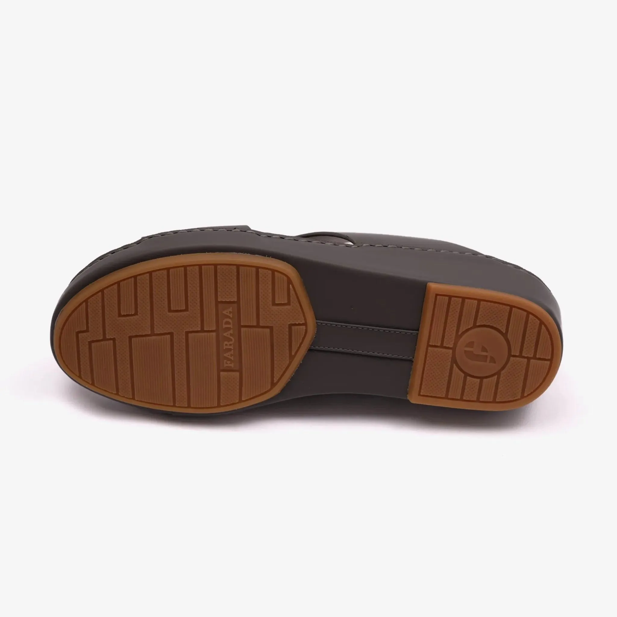 MATTE BERNINI CLASSIC ARABIC LEATHER SANDALS SCHIST