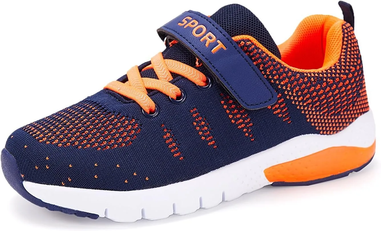 MAYZERO Kids Tennis Shoes Running Sports Shoes Breathable Athletic Shoes Lightweight Walking Shoes Fashion Sneakers for Boys and Girls