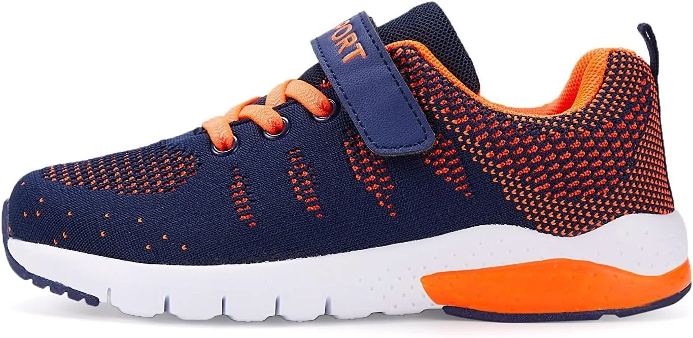 MAYZERO Kids Tennis Shoes Running Sports Shoes Breathable Athletic Shoes Lightweight Walking Shoes Fashion Sneakers for Boys and Girls