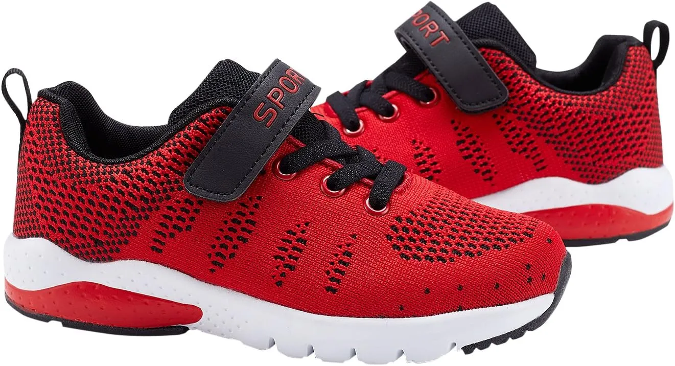 MAYZERO Kids Tennis Shoes Running Sports Shoes Breathable Athletic Shoes Lightweight Walking Shoes Fashion Sneakers for Boys and Girls